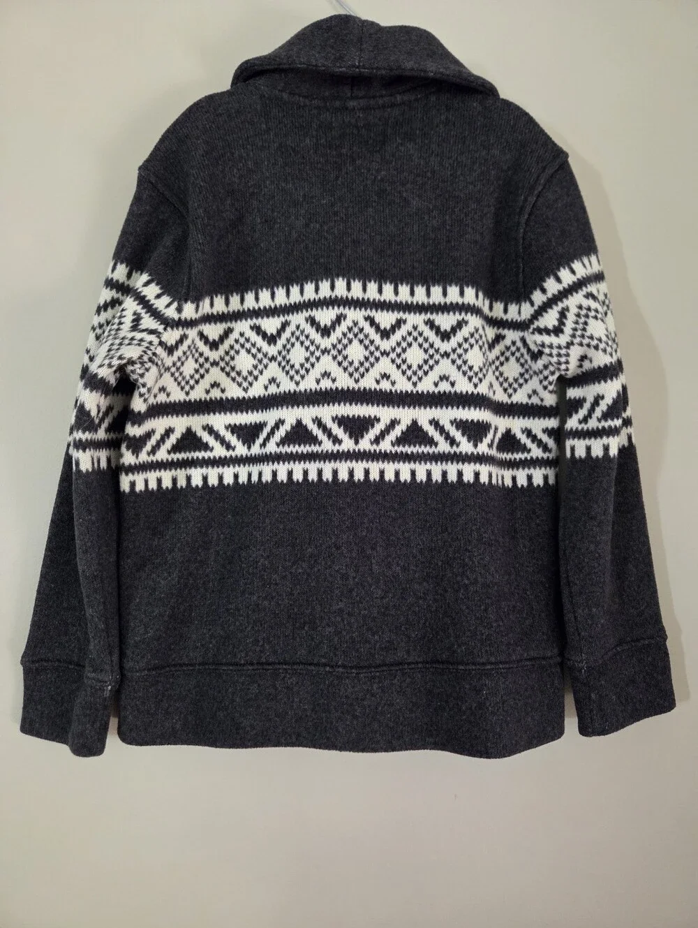Old Navy Boys Fair Isle Button Front Cardigan Sweater